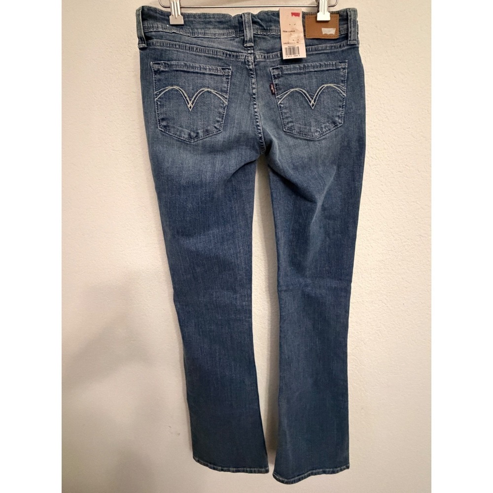 NWT Levis Demi Curve Bootcut Skinny Jeans Womens 5M 27 Low Rise Medium Wash - Picture 9 of 9